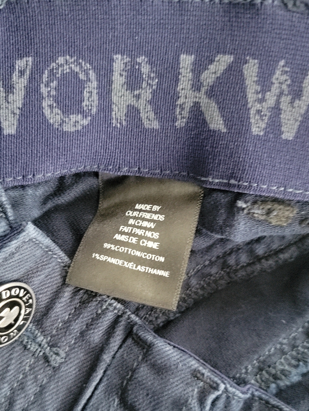 Dovetail Workwear Utility Pants Sz 6 Easy Flexible Waistband Multi Pockets - Picture 11 of 14